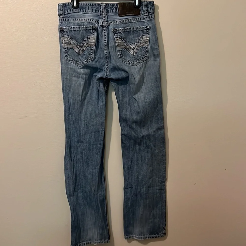 Men’s Rock and Roll Cowboy Straight Relaxed Fit Jeans Size 33x36 (GREAT)